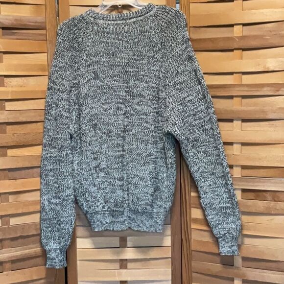 St. John's Bay Black Brown Tan Crewneck Sweater Men XL 46-48 Acrylic - Picture 2 of 6